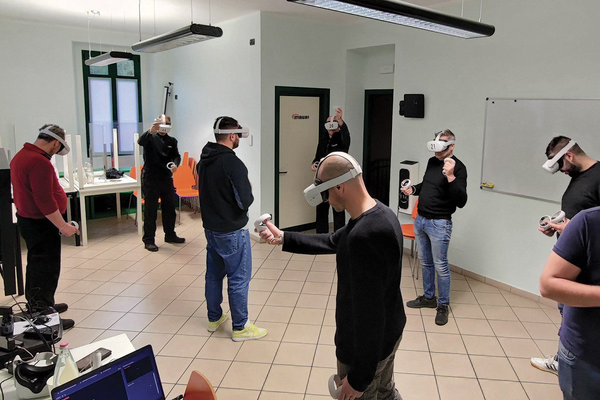 safety course with virtual reality